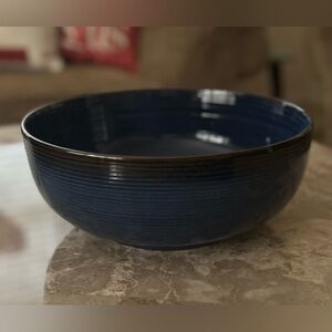 Elegant Blue Serveware Bowl